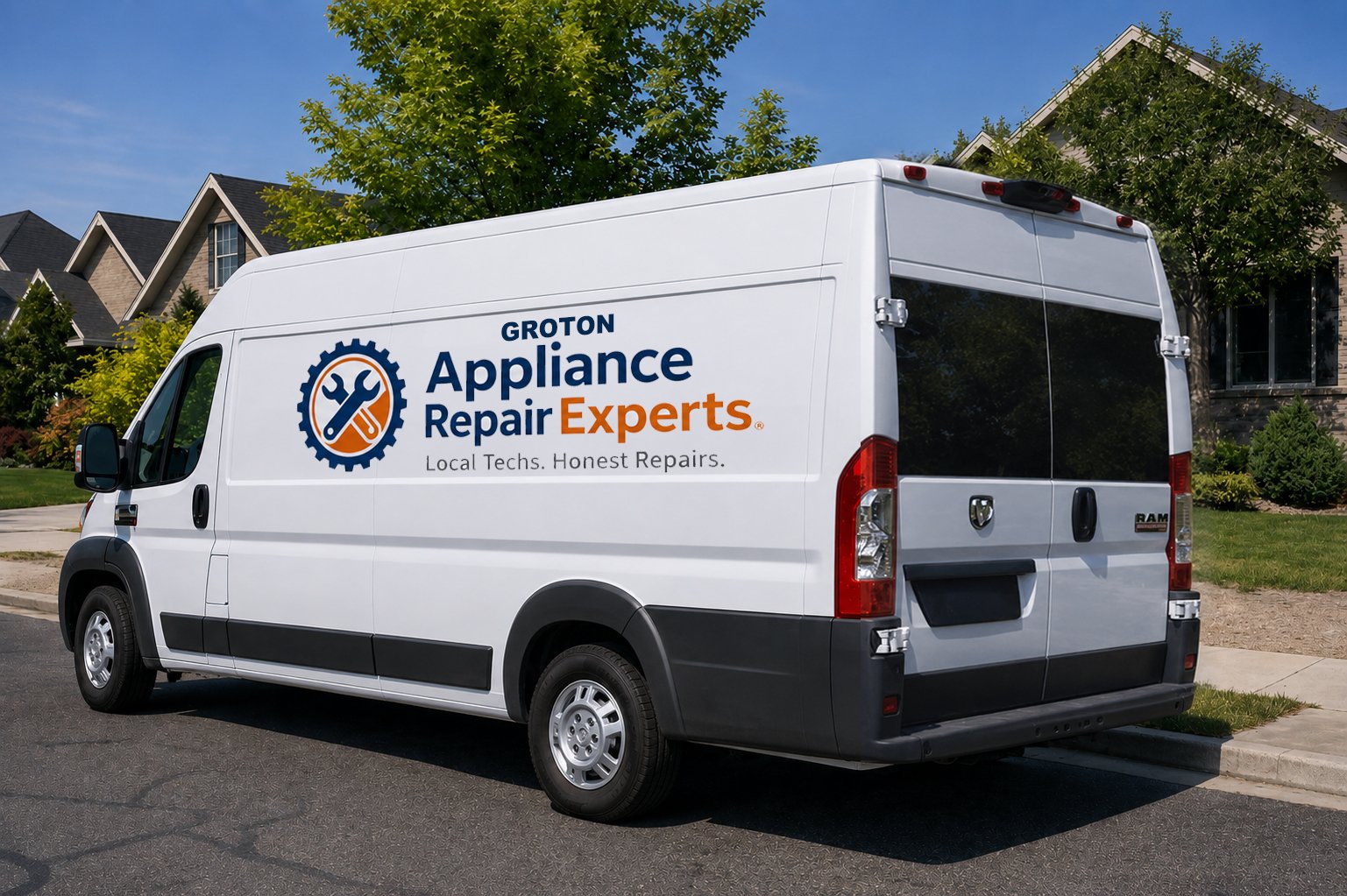 Groton Appliance Repair Experts van